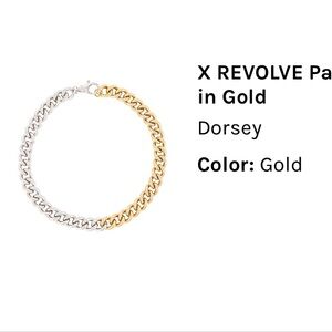 Revolve Two-Toned Chunky Necklace